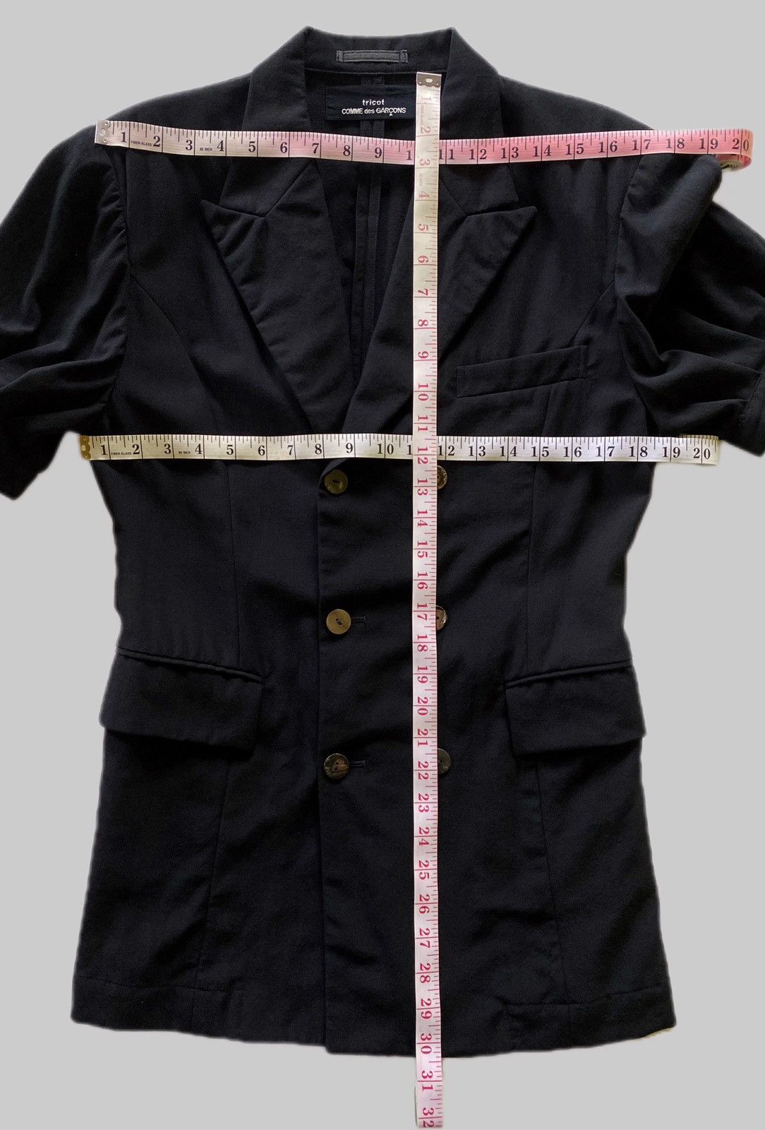Tricot Comme des Garcons AW1988 Tricot Comme Des Garcons Double Breasted Wool Tops Size M / US 6-8 / IT 42-44 - 9 Thumbnail