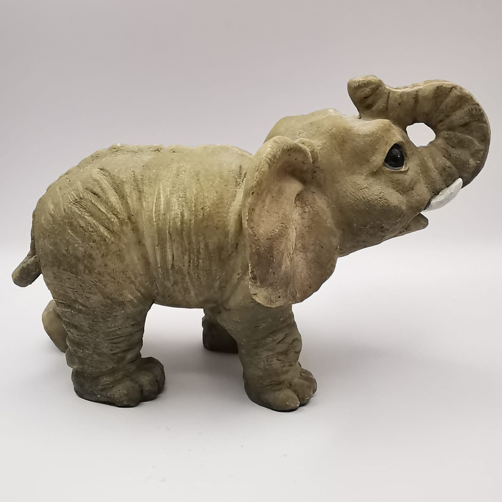 Vintage 80s Vintage Very Rare Collectible Elephant Figurine 359g Size ONE SIZE - 6 Thumbnail