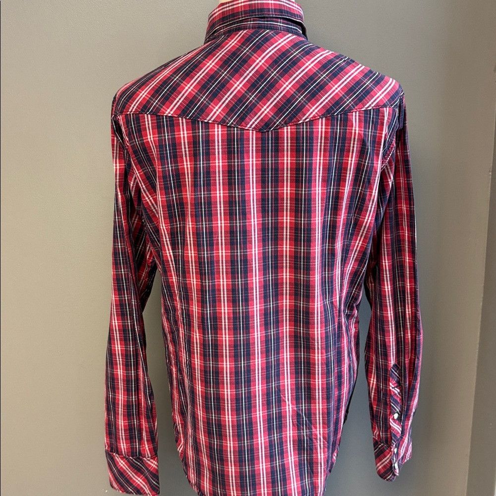 True Religion True Religion Plaid Western Shirt XL 100% Cotton Size US XL / EU 56 / 4 - 4 Thumbnail