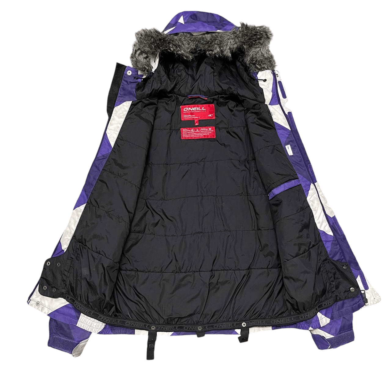 O'Neill Vintage Oneil Santa Cruz Fur Hooded Jacket Nylon Size US S / EU 44-46 / 1 - 11 Thumbnail