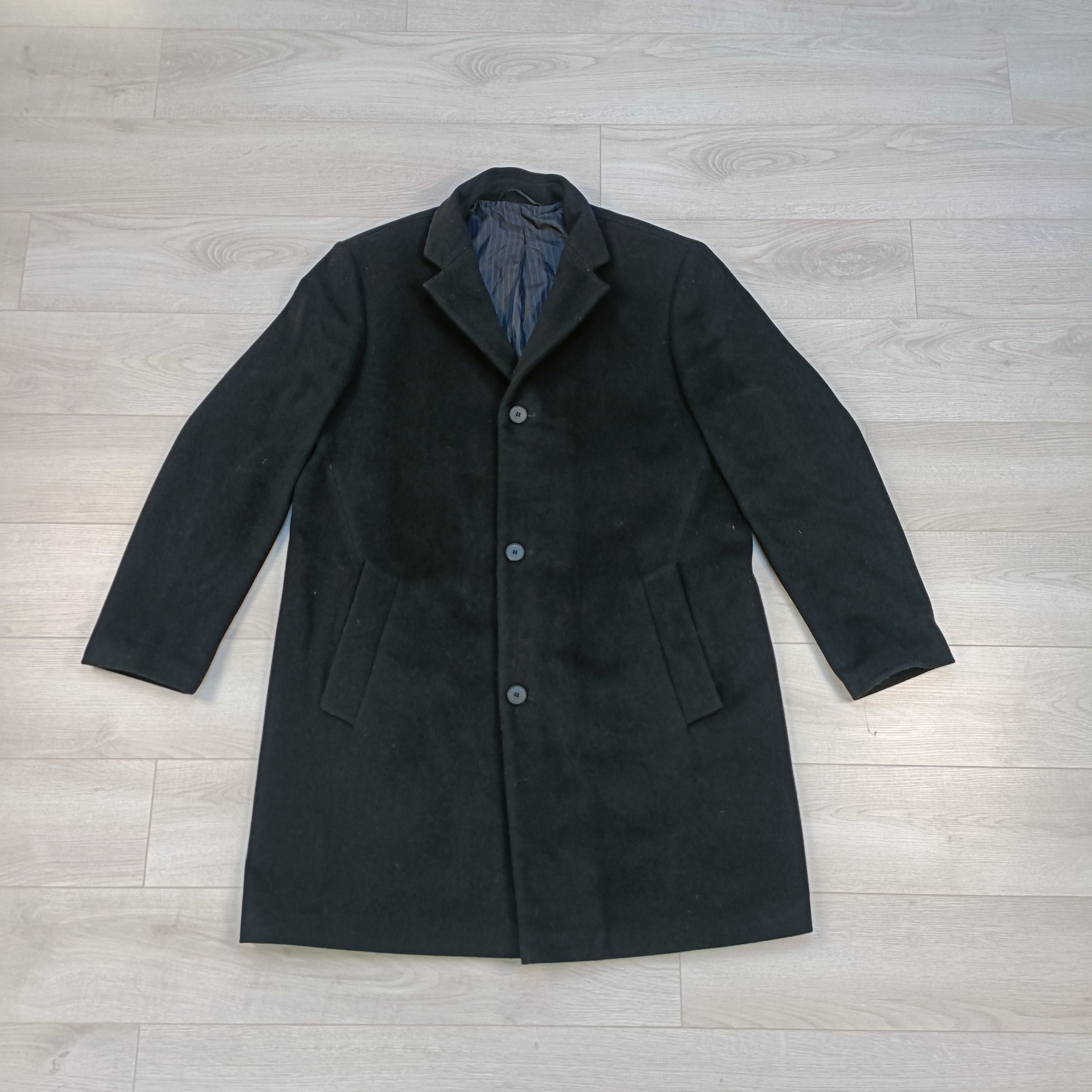 Karl Lagerfeld Vintage GILLES DUFOUR Paris Long Coat Italy Made 