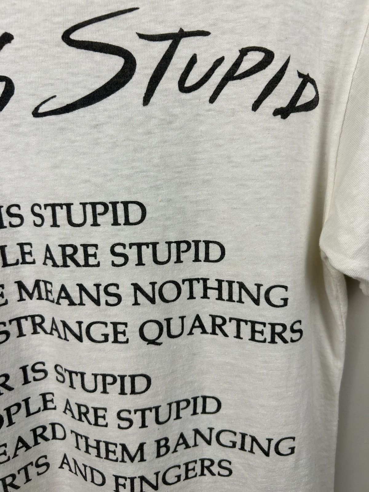 Band Tees Vintage 90s Culture Club War Is Stupid Tour T shirt Size US S / EU 44-46 / 1 - 22 Thumbnail