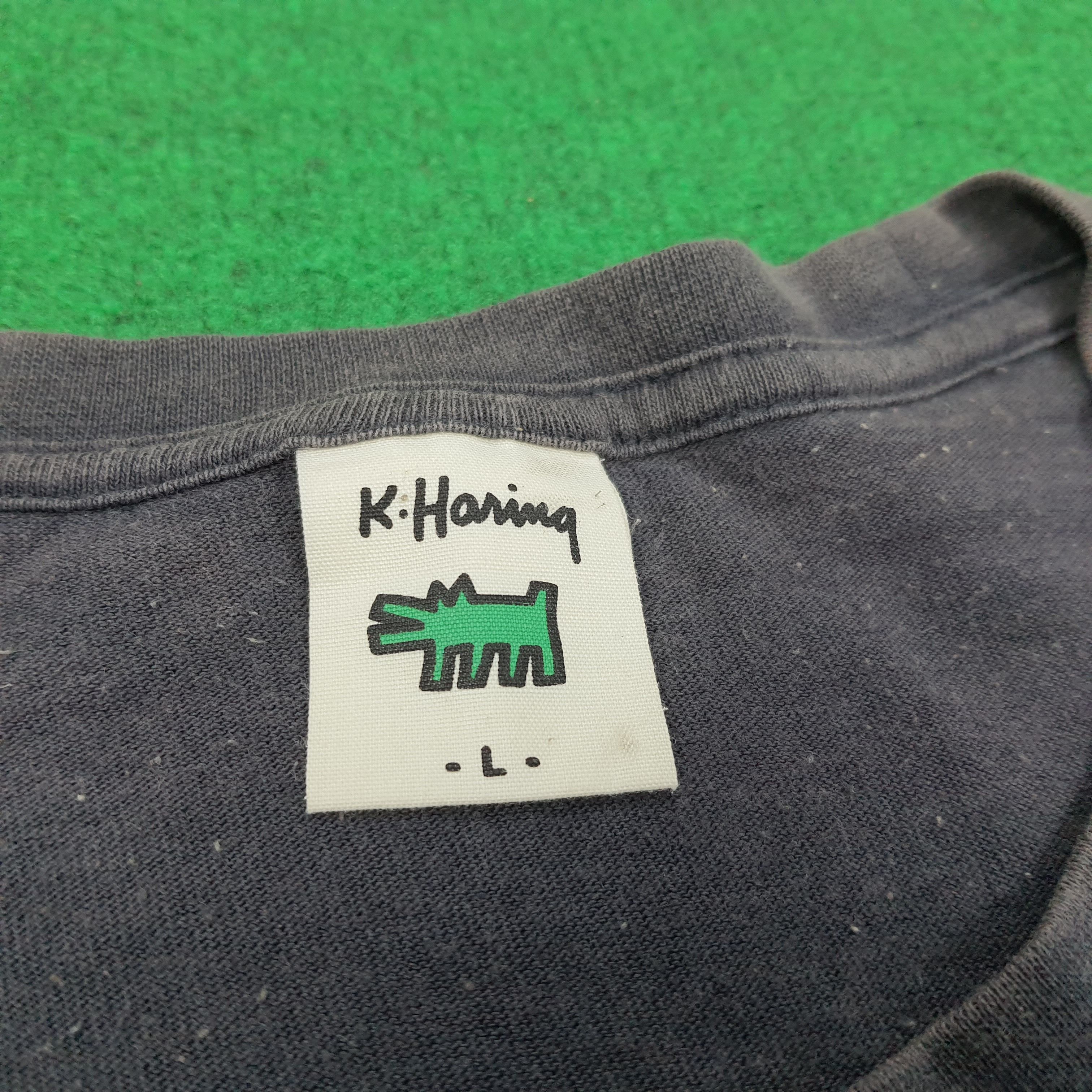 Keith Haring × Vintage Vintage Keith Haring Woild Oats Art Streetwear Tshirt Size US L / EU 52-54 / 3 - 5 Thumbnail