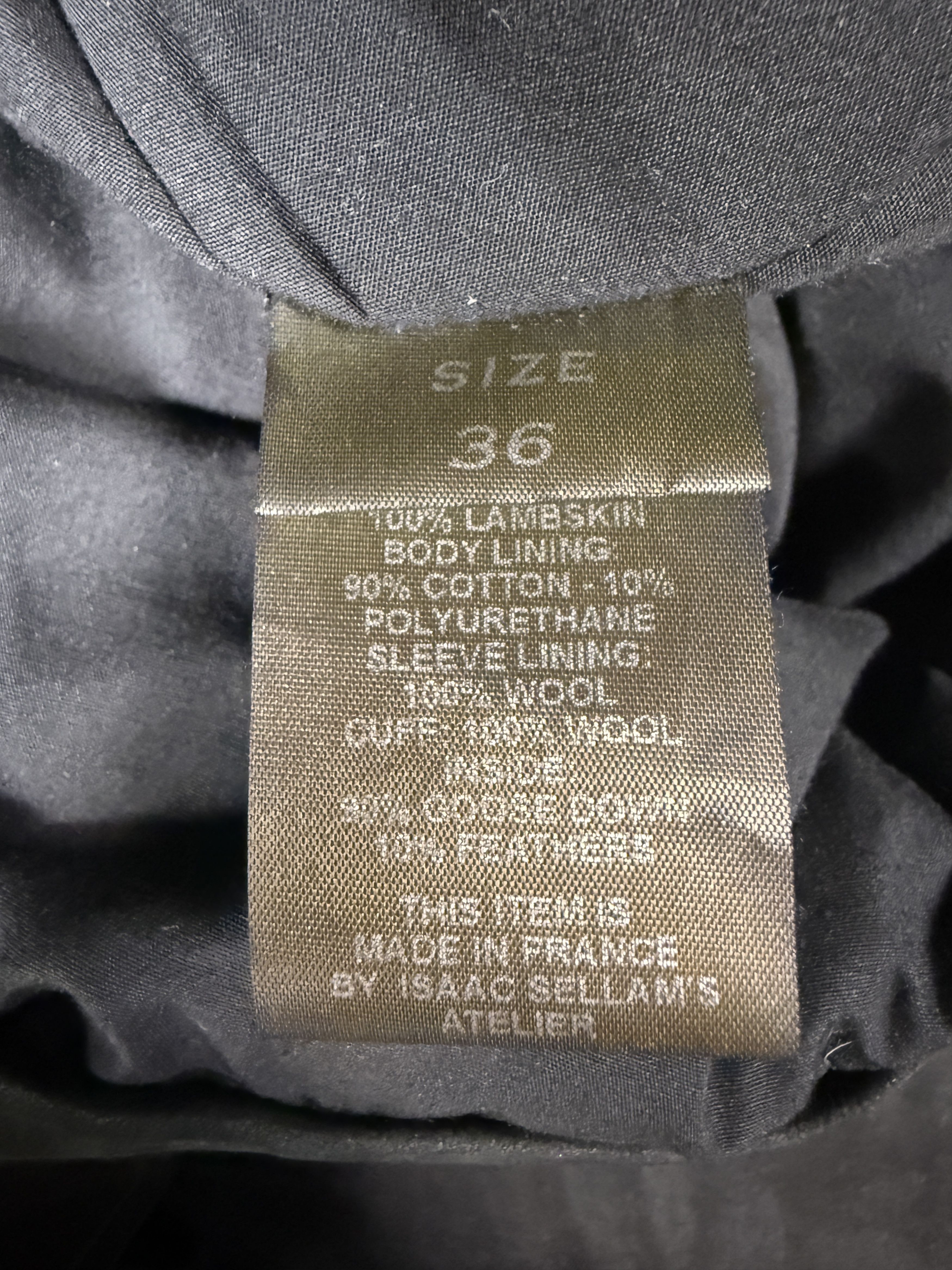 Isaac Sellam Experience Isaac Sellam Experience Hooded Down Leather Jacket Size XS / US 0-2 / IT 36-38 - 6 Thumbnail