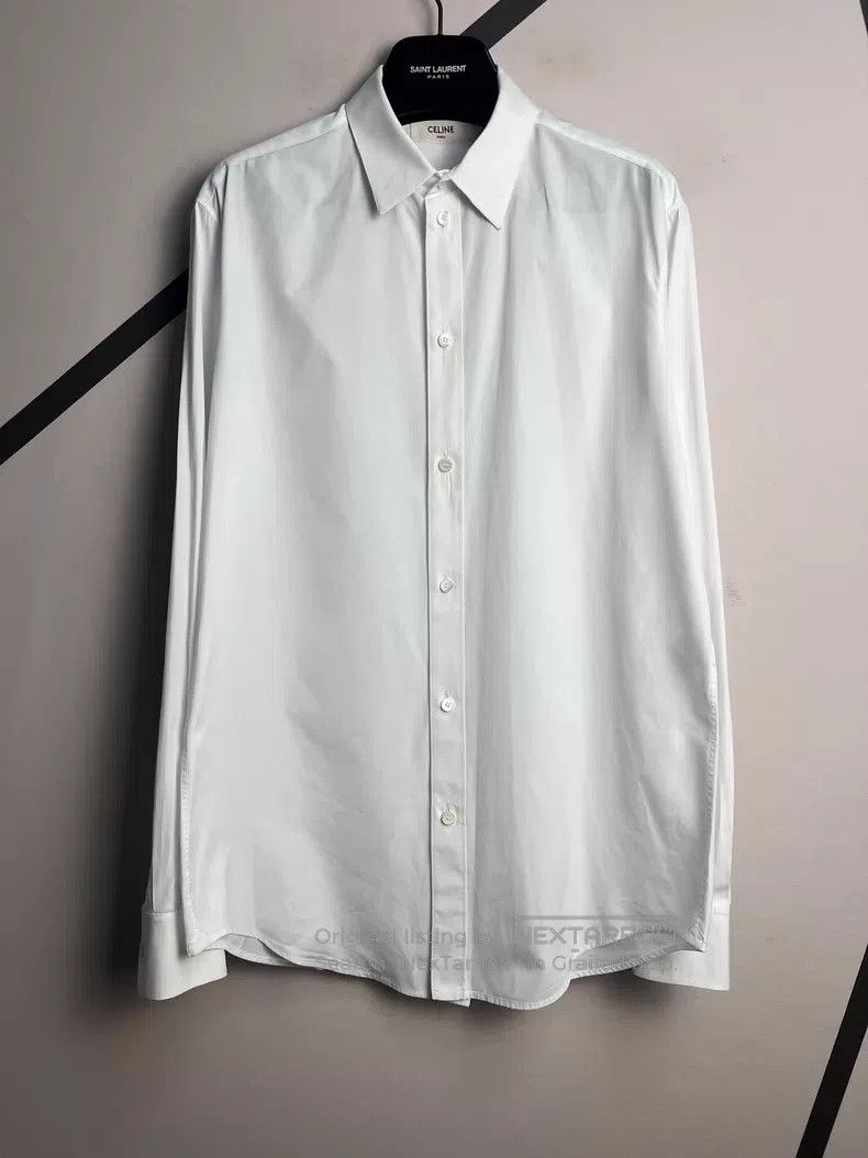 Celine CELINE White Shirt i Size S / US 4 / IT 40 - 1 Thumbnail