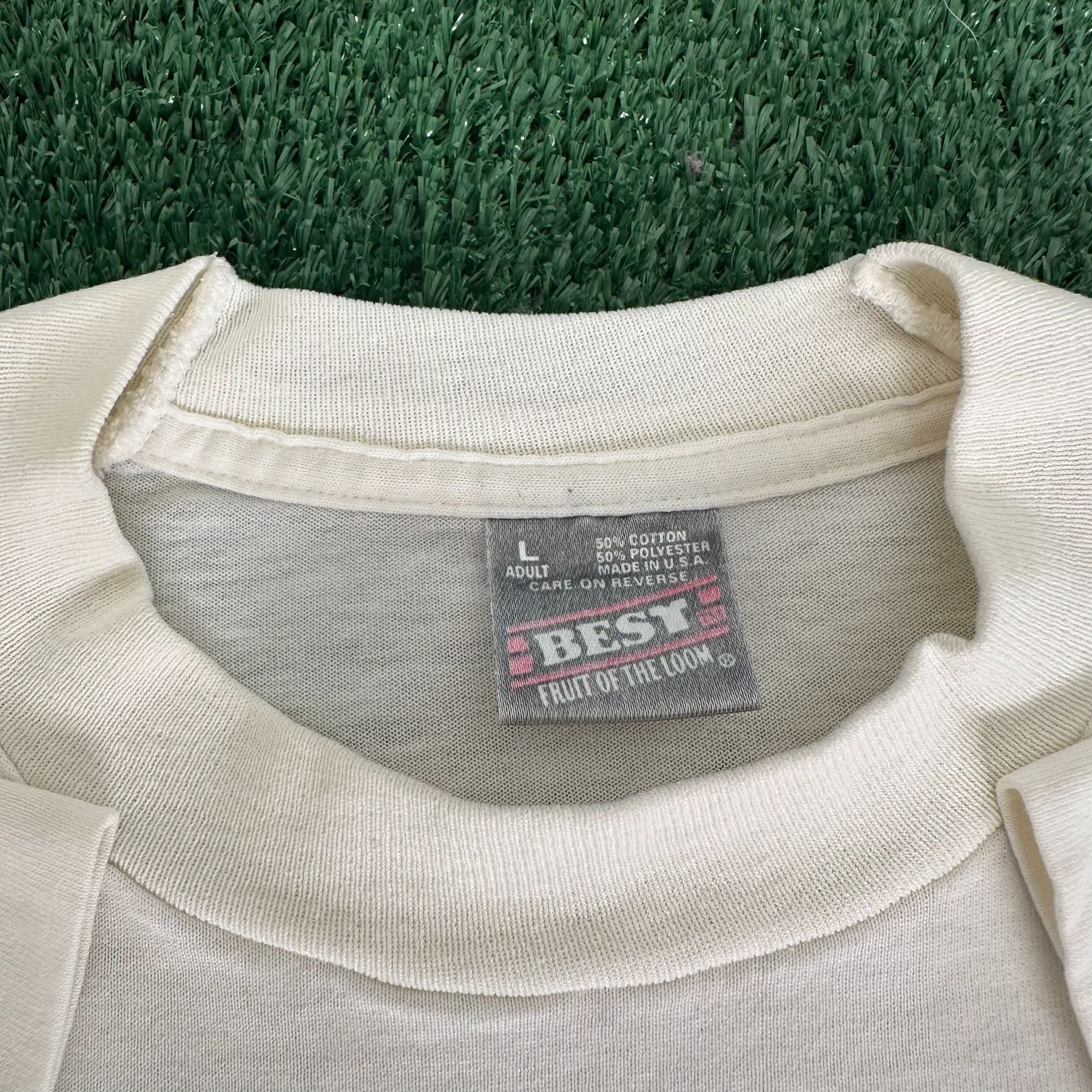 Fruit Of The Loom Vintage 90s Arkansas River Lodge T-Shirt Outdoor Nature Tee Size US L / EU 52-54 / 3 - 5 Thumbnail