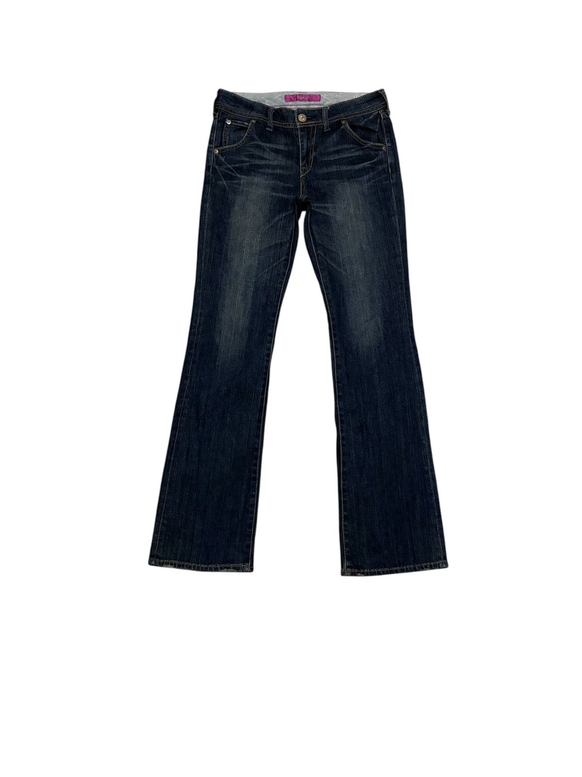 Uniqlo Japanese Uniqlo Style Up Streetwear Pant Flared Denim Size US 30 / EU 46 - 1 Thumbnail