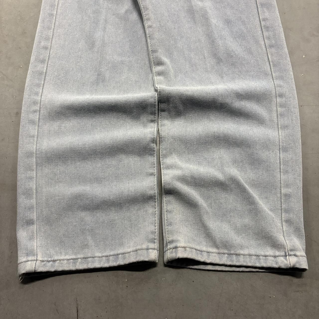 Vintage Crazy Vintage Y2K/2000s Baggy Skater Style Light Blue Wash Denim Jeans! Size US 27 - 3 Thumbnail