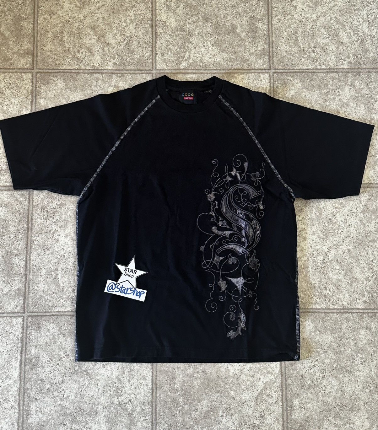 Coogi × Supreme Supreme Coogi Raglan S/S Top | Grailed