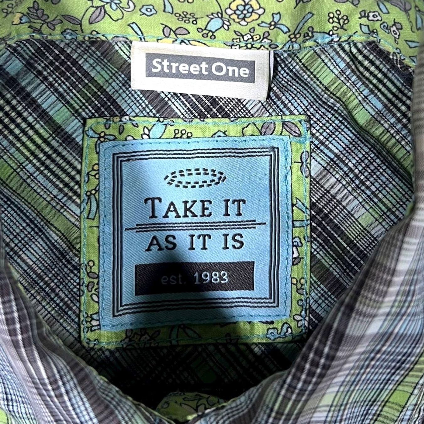 Vintage Take It As It Is Western Multi Check Cotton Long Sleeve Shirt Womens GB 14 M Multicoloured Check Shirt Womens) Size XL / US 12-14 / IT 48-50 - 4 Thumbnail