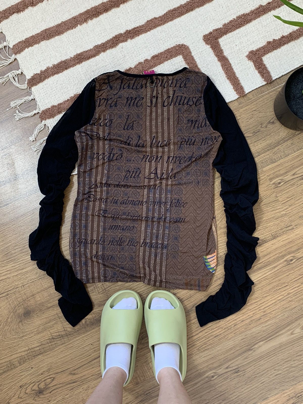 Other SAVE THE QUEEN! MESH LONG SLEEVE TOP LIKE JEAN PAUL GAULTIER Size S / US 4 / IT 40 - 10 Thumbnail