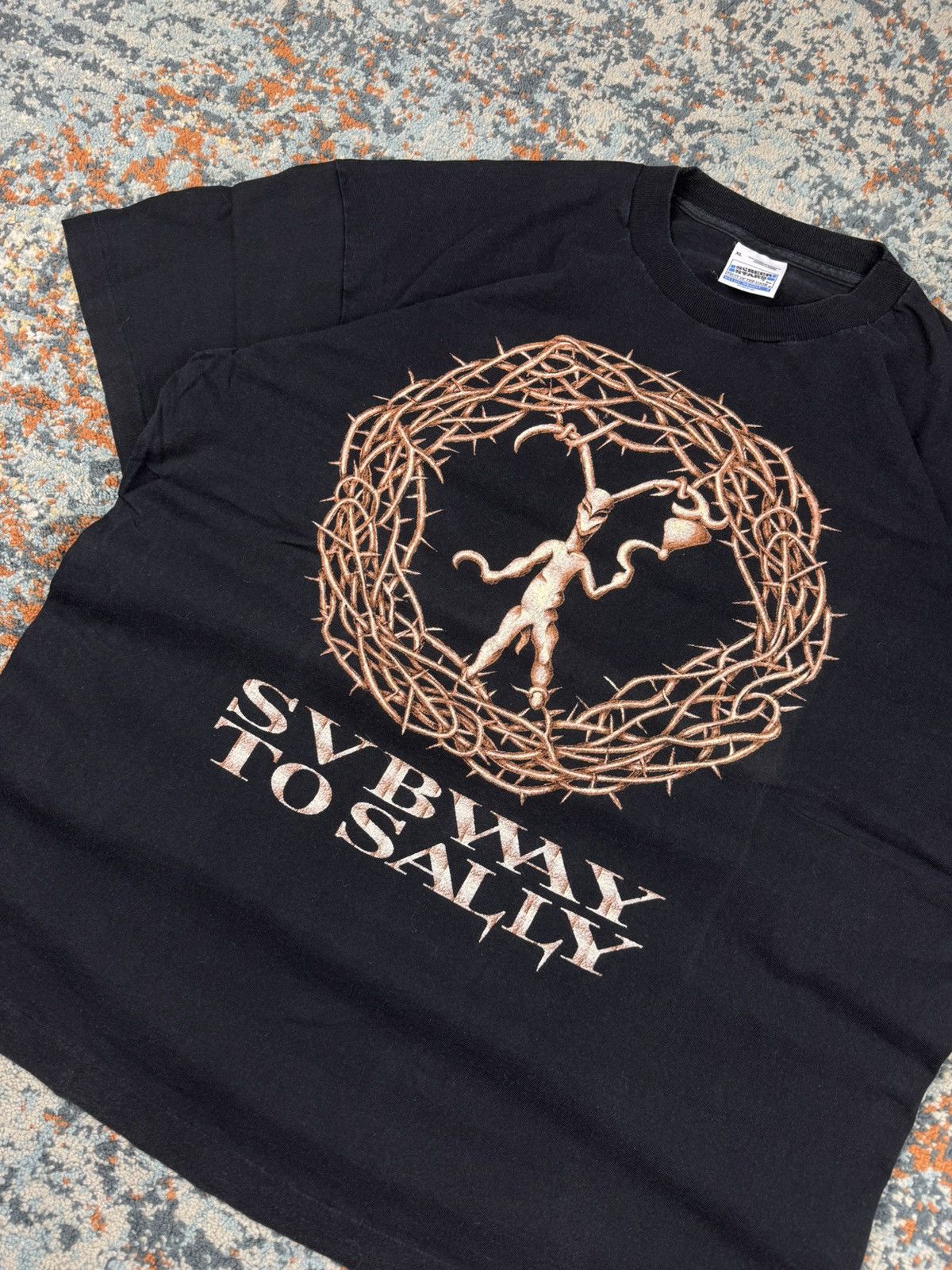 Band Tees Vintage 1997 Subway to Sally bannkreis rock band graphic tee Size US XL / EU 56 / 4 - 5 Thumbnail