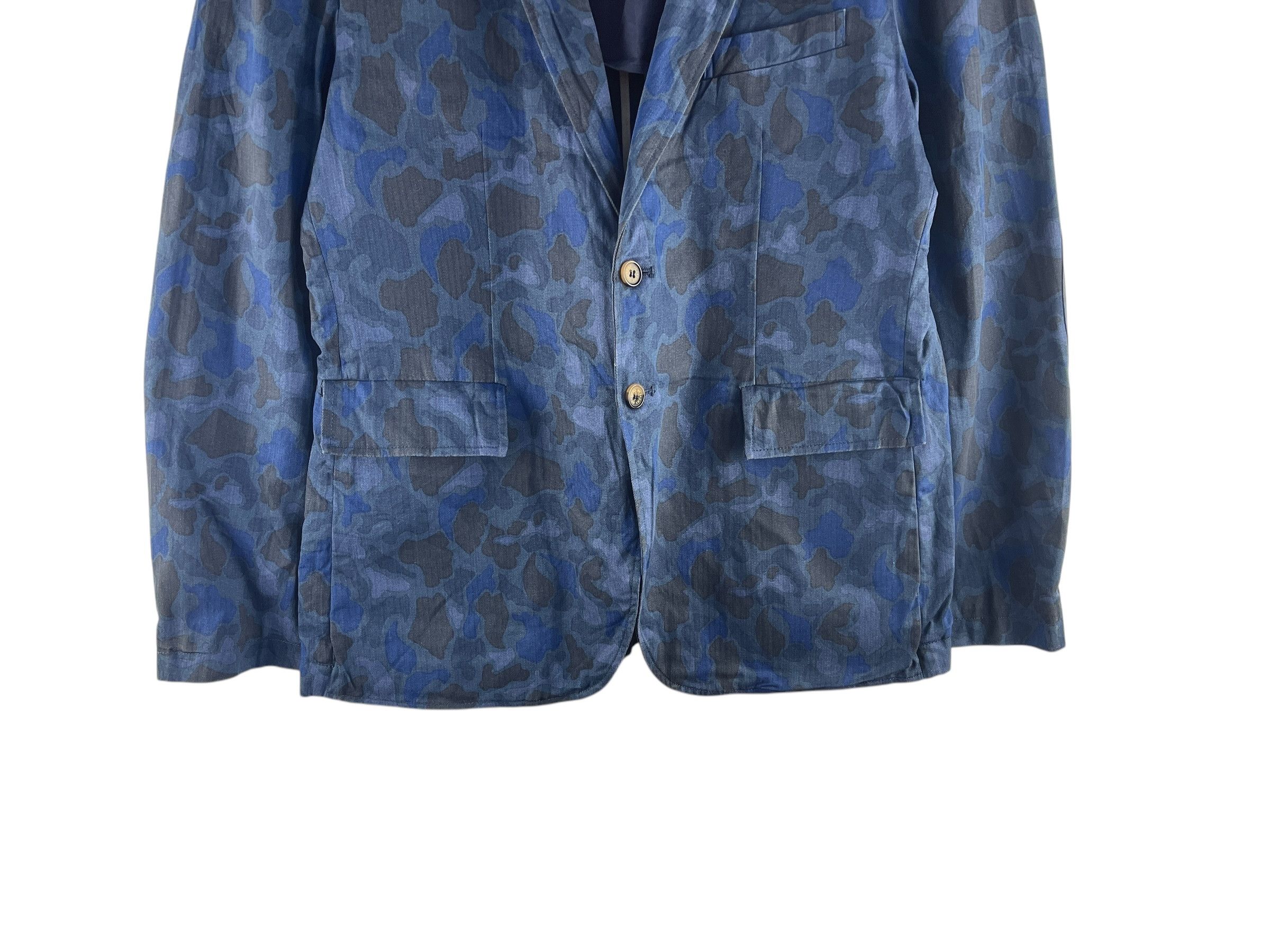 JACHS NY Jachs New York Navy Camo Coat Jacket Size US M / EU 48-50 / 2 - 8 Thumbnail