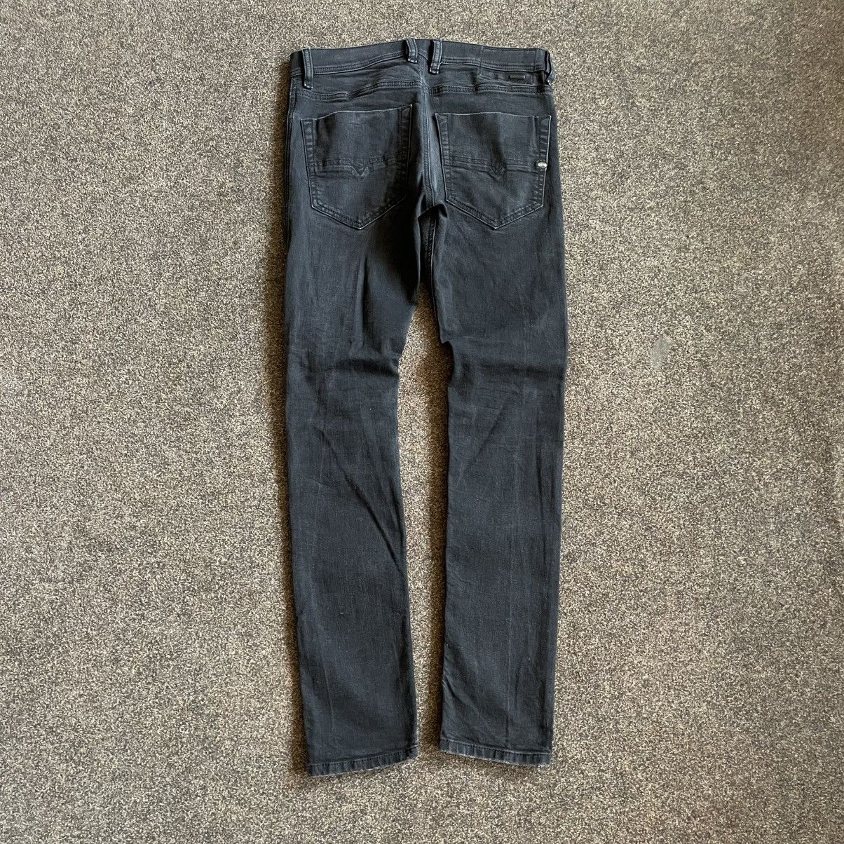 Vintage Vintage Y2K Diesel Faded Black Slim Denim Jeans Skate 30 Size US 30 / EU 46 - 6 Thumbnail
