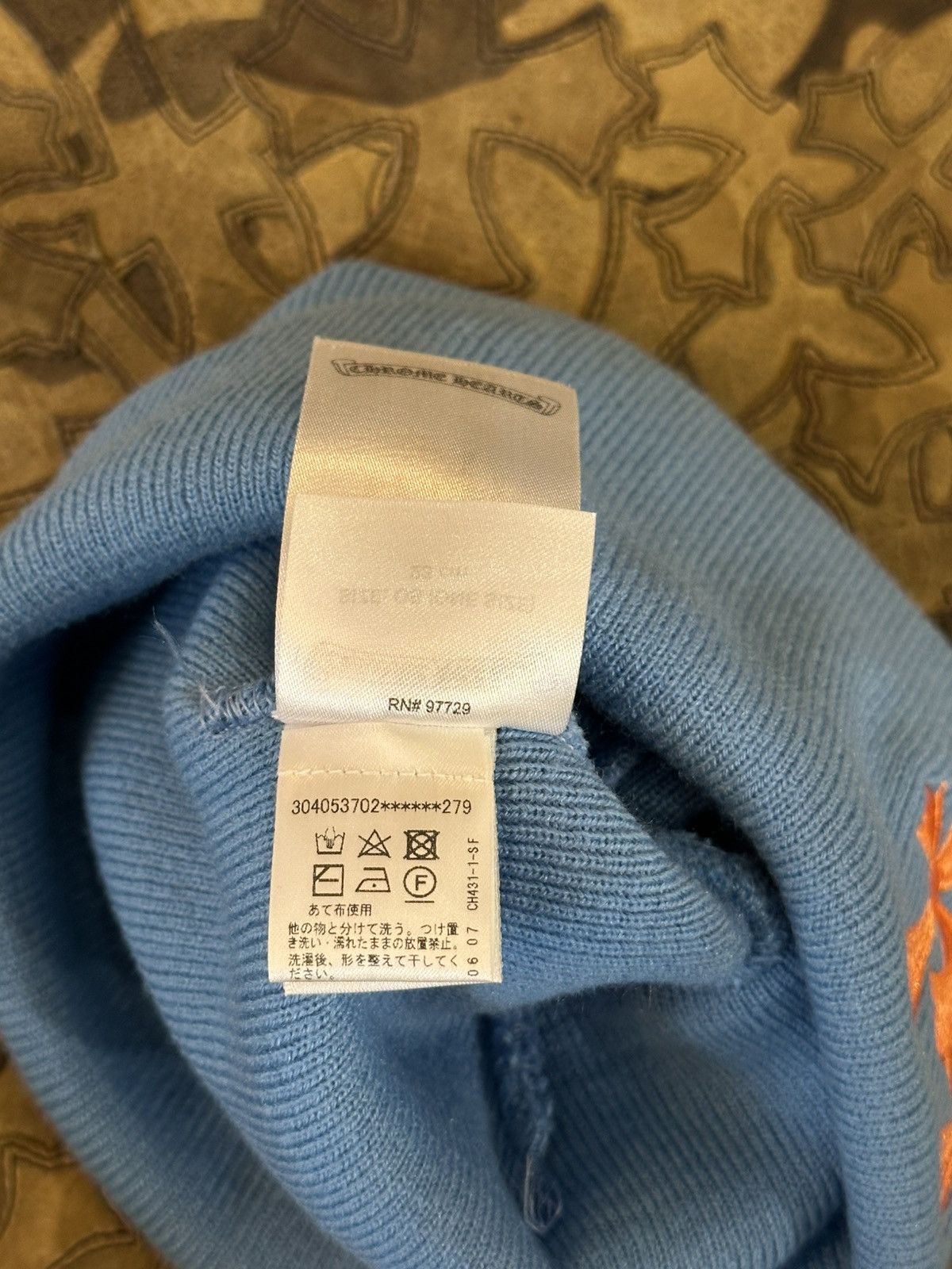 Chrome Hearts CHROME HEARTS BABY BLUE BEANIE Size ONE SIZE - 5 Thumbnail