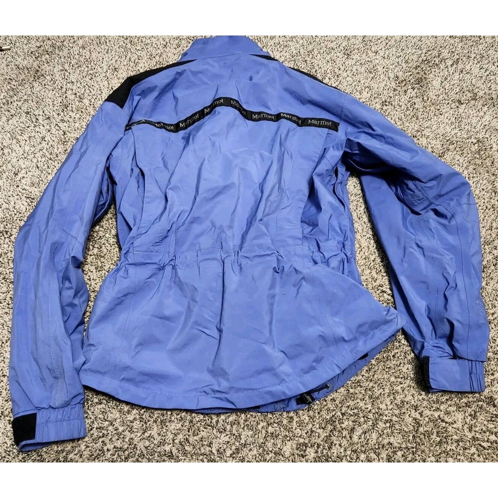 Marmot VINTAGE Marmot Womens Jacket Coat Large Ski Snowboard Hooded Waterproof Zipped Pockets Purple Size L / US 10 / IT 46 - 3 Thumbnail