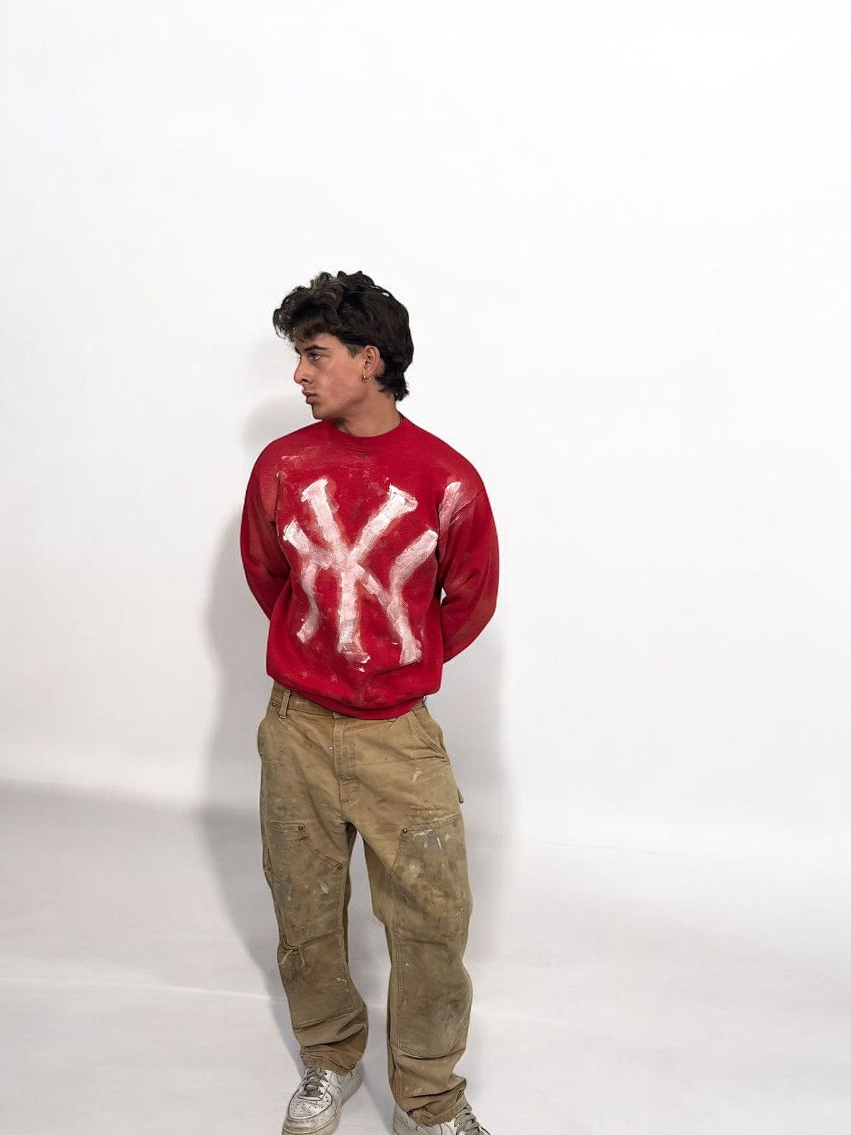 New York Yankees × Vintage Vintage Yankees Custom Crewneck Size US M / EU 48-50 / 2 - 7 Thumbnail