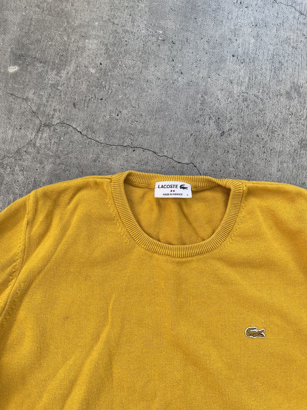 Lacoste × Vintage Lacoste vintage sweater striped long sleeve sweatshirt Size US L / EU 52-54 / 3 - 2 Thumbnail