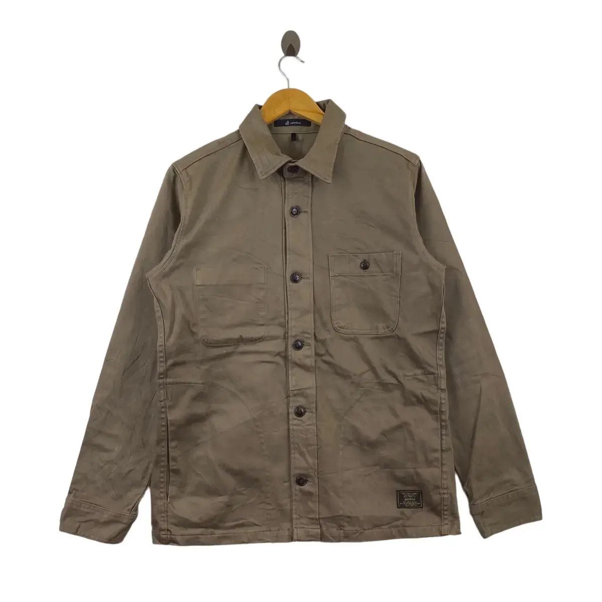 Johnbull JOHNBULL JAPAN Utility Combat Uniform Craftsmen Jacket Denim Size US L / EU 52-54 / 3 - 1 Thumbnail