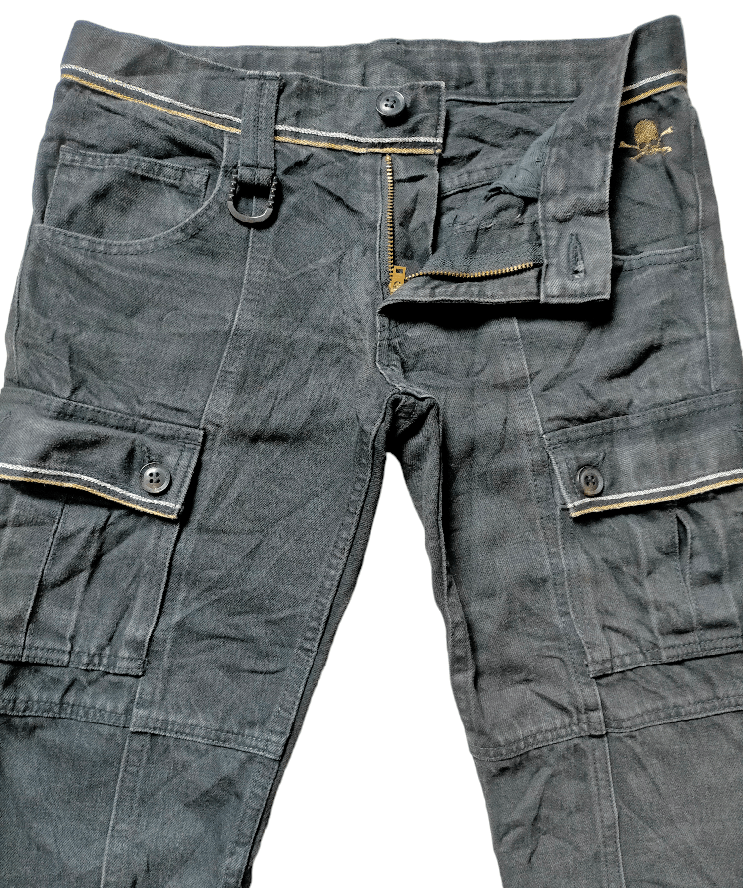 Japanese Brand Roen Jeans Cargo Punk Style Size US 30 / EU 46 - 6 Thumbnail