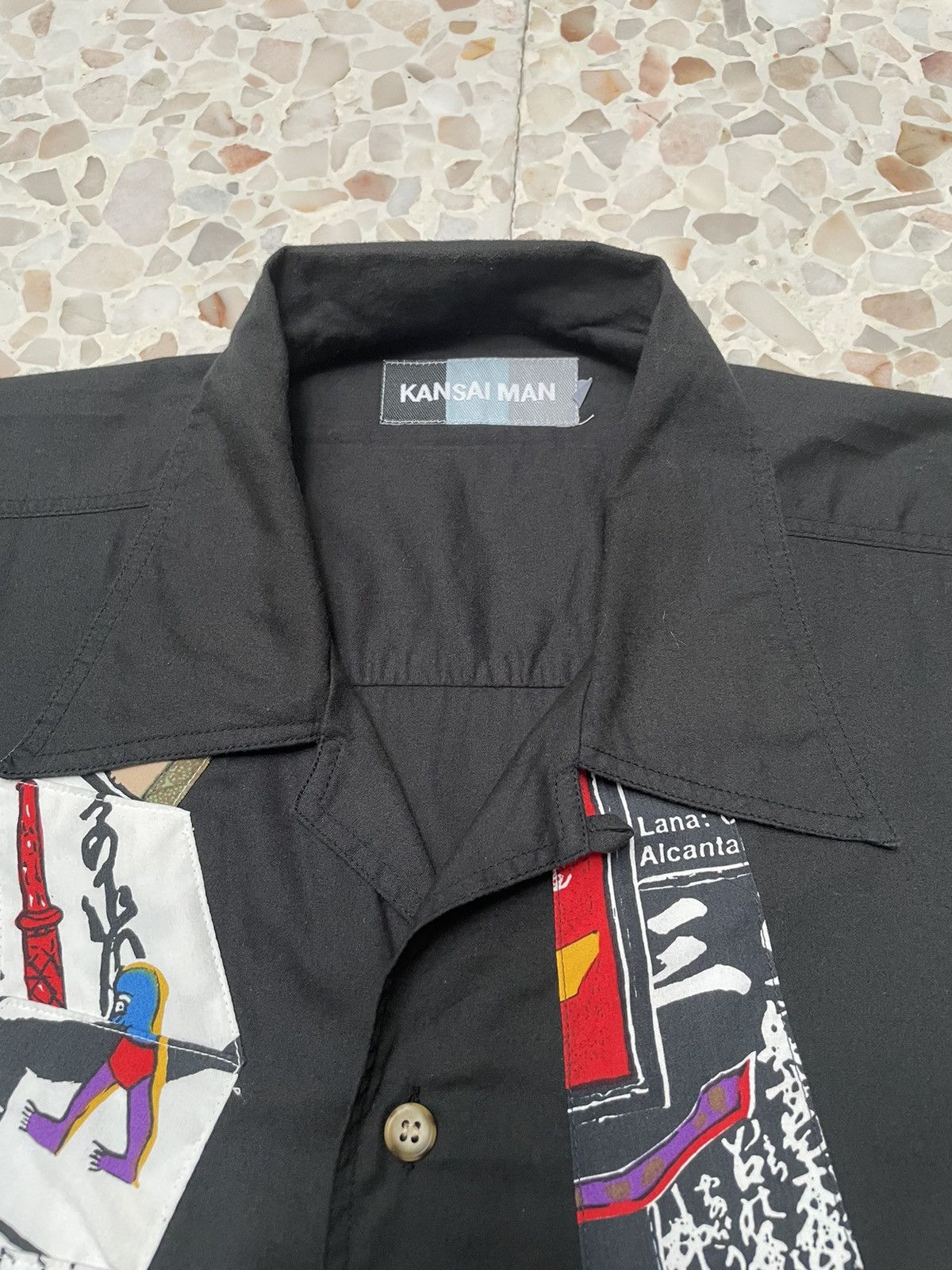Japanese Brand × Kansai Yamamoto × Vintage Vintage Japanese Brand Kansai Yamamoto Shirt 1990s Size US L / EU 52-54 / 3 - 4 Thumbnail