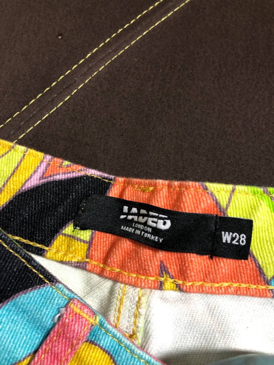 Jaded London Jaded London Tattoo Slouchy Fit Jeans Multicoloured print Size 28" / US 6 / IT 42 - 2 Thumbnail