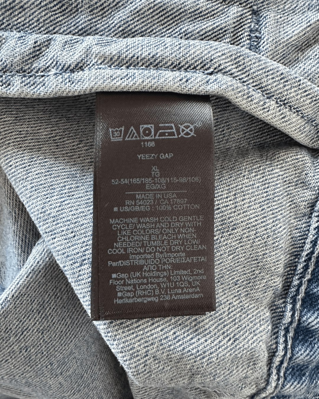 Gap × Kanye West SS22 Yeezy Gap Padded Denim Jacket Size US XL / EU 56 / 4 - 5 Thumbnail