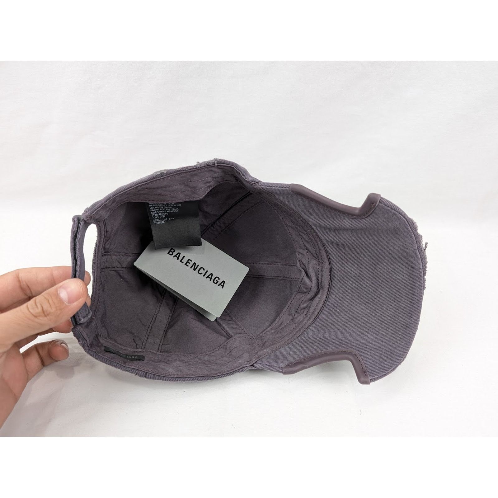Balenciaga o1rshd1 Size: S / Unity Cap / Hat in Faded Purple/White Size ONE SIZE - 11 Thumbnail