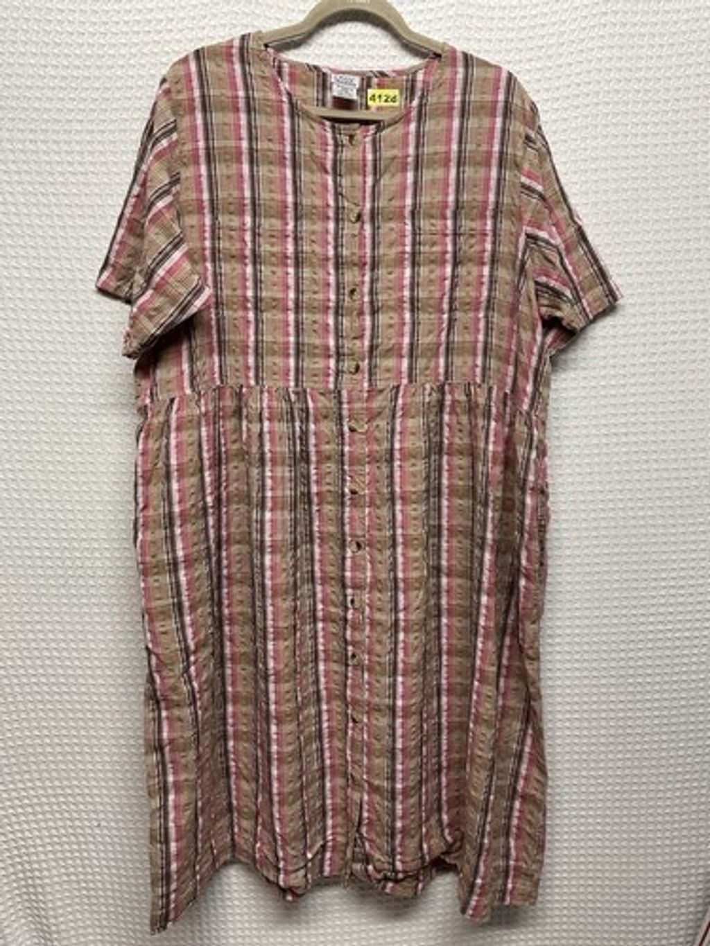Other VTG Only Necessities Housecoat Vendoor House Dress Women 22W Size 3XL / US 20-22 - 1 Thumbnail