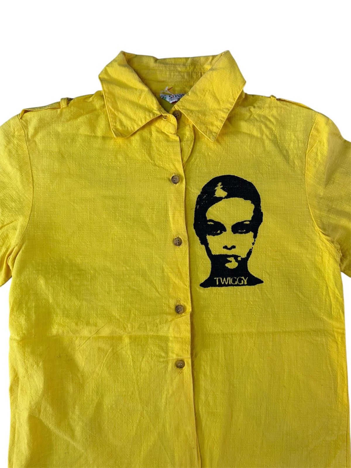 Andy Warhol × Vintage Vintage Twiggy Andy Warhol Art Button Up Size US S / EU 44-46 / 1 - 3 Thumbnail