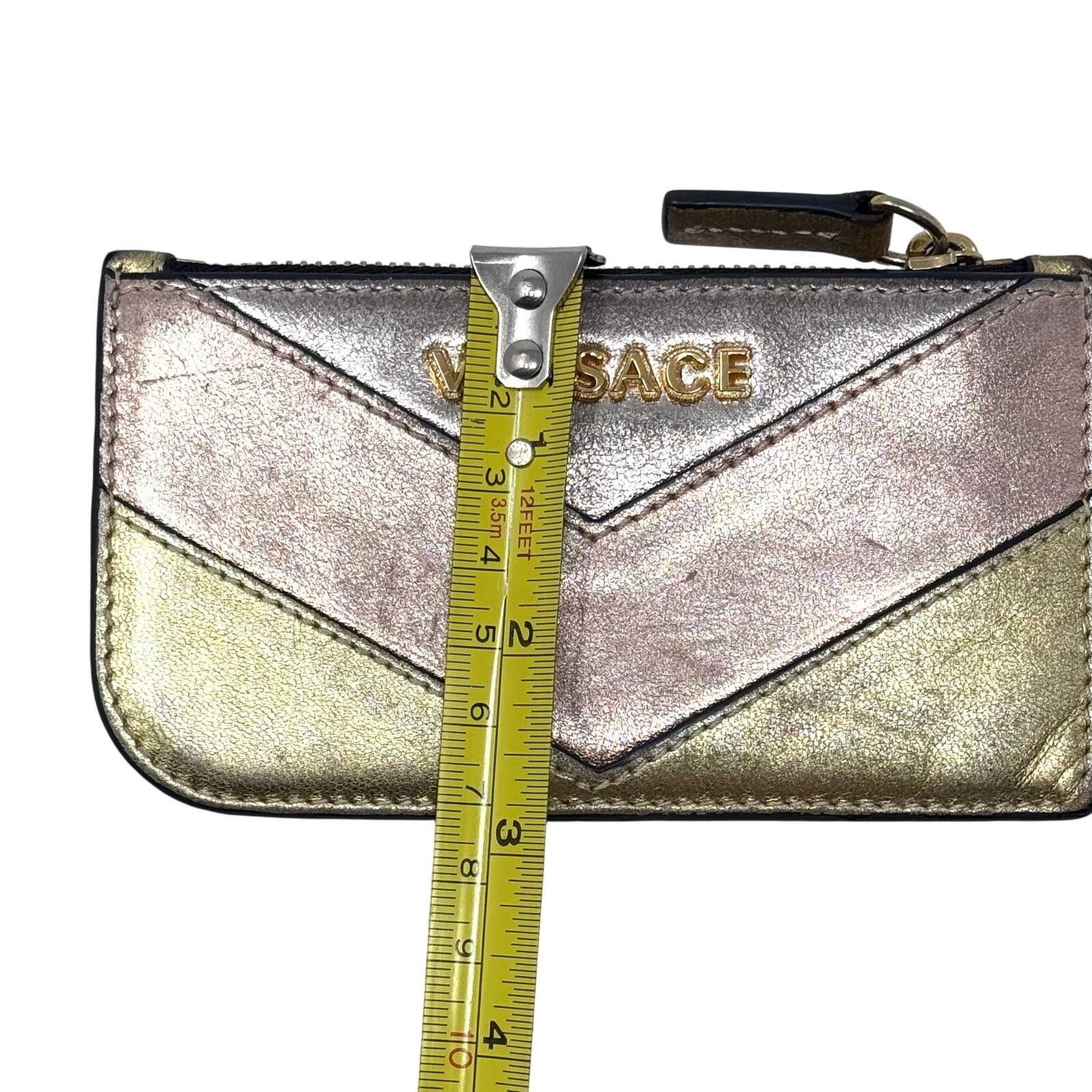 Versace Versace Metallic Zipper Wallet Size ONE SIZE - 12 Thumbnail
