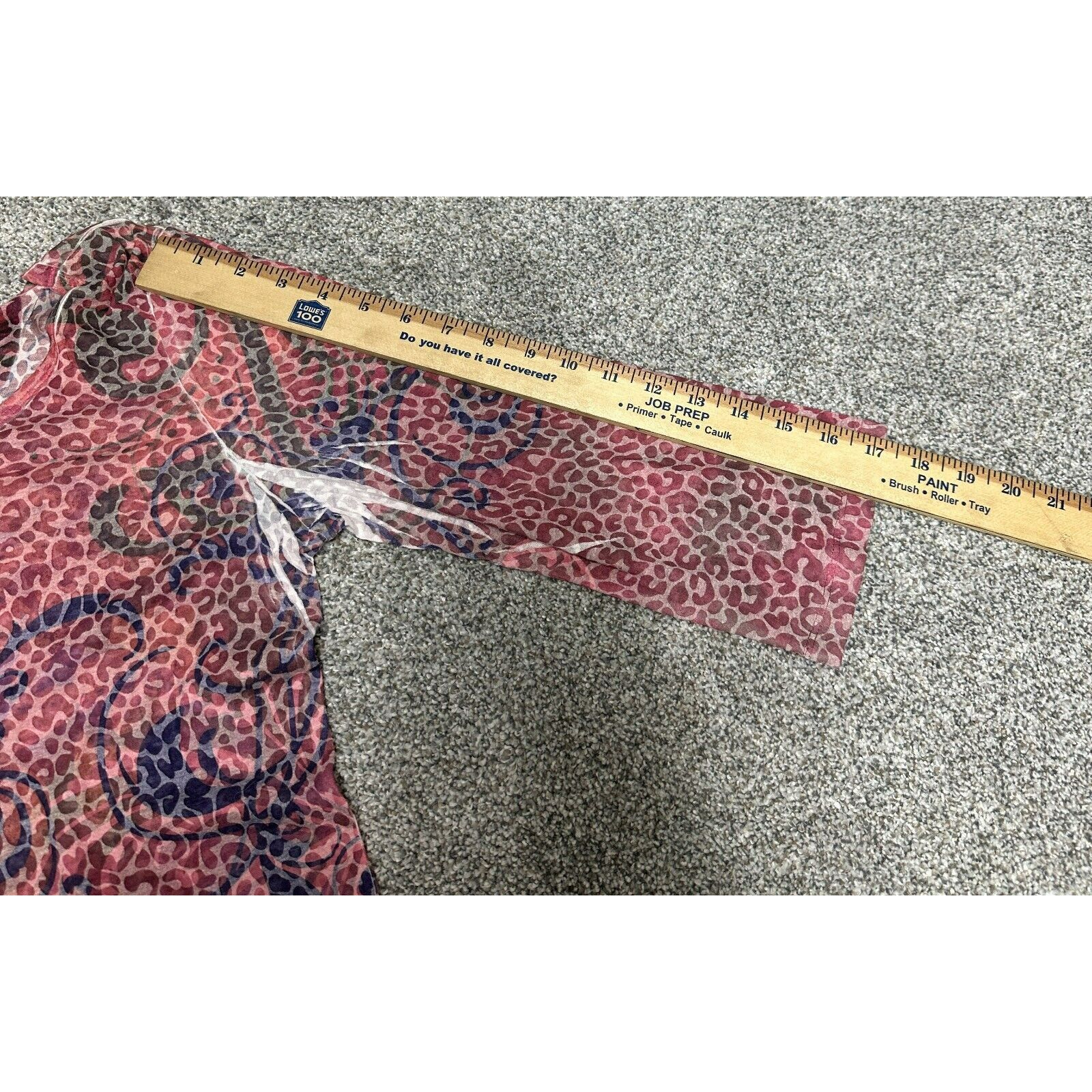 Other Y2K Leopard Print Top 16W Plus Rhinestones Whimsigoth Fairy Size XXL / US 16-18 / IT 52-54 - 10 Thumbnail
