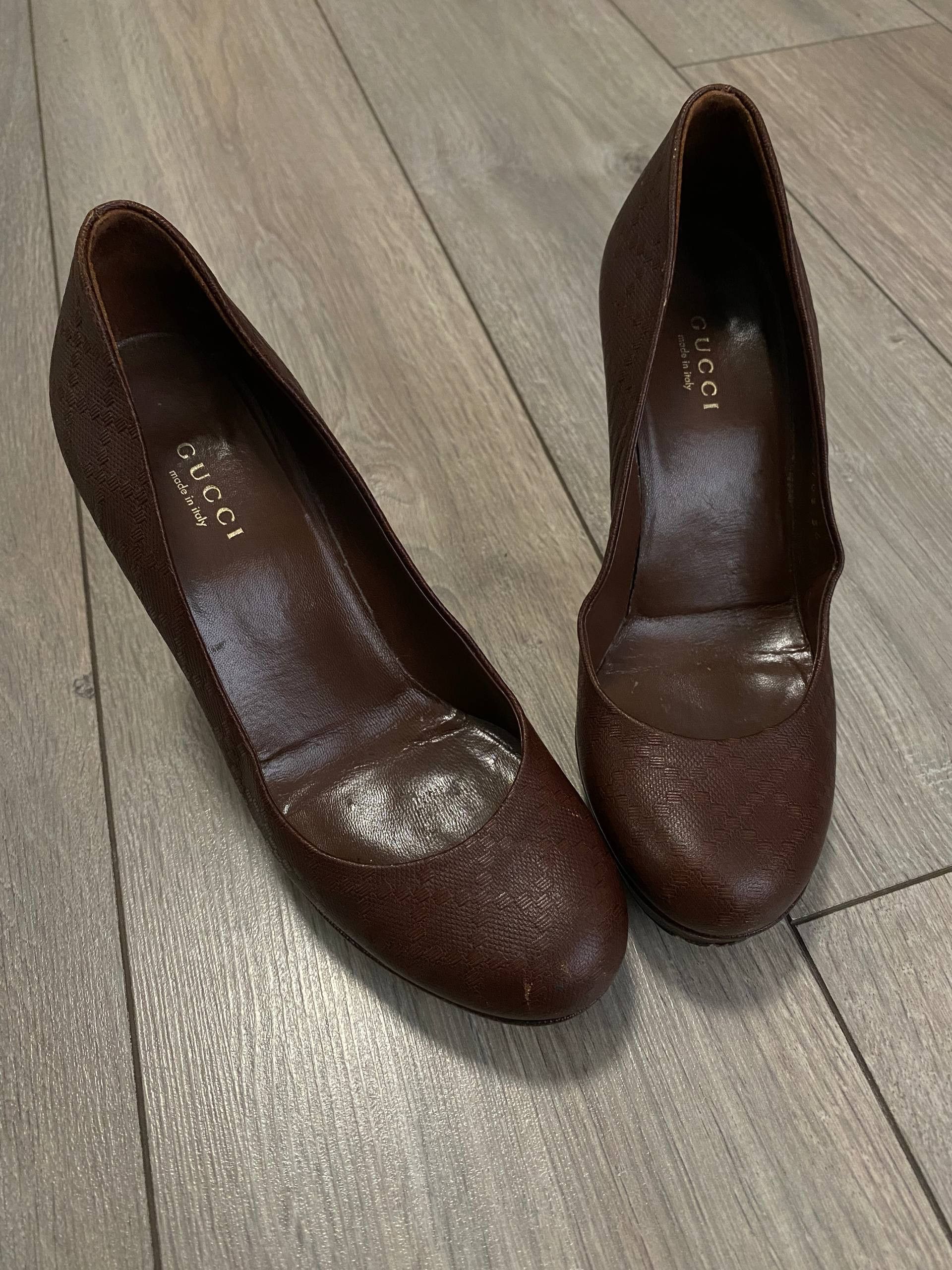 Gucci Gucci By Tom Ford Monogram Platform Pumps Heels Leather Size US 6 / IT 36 - 6 Thumbnail