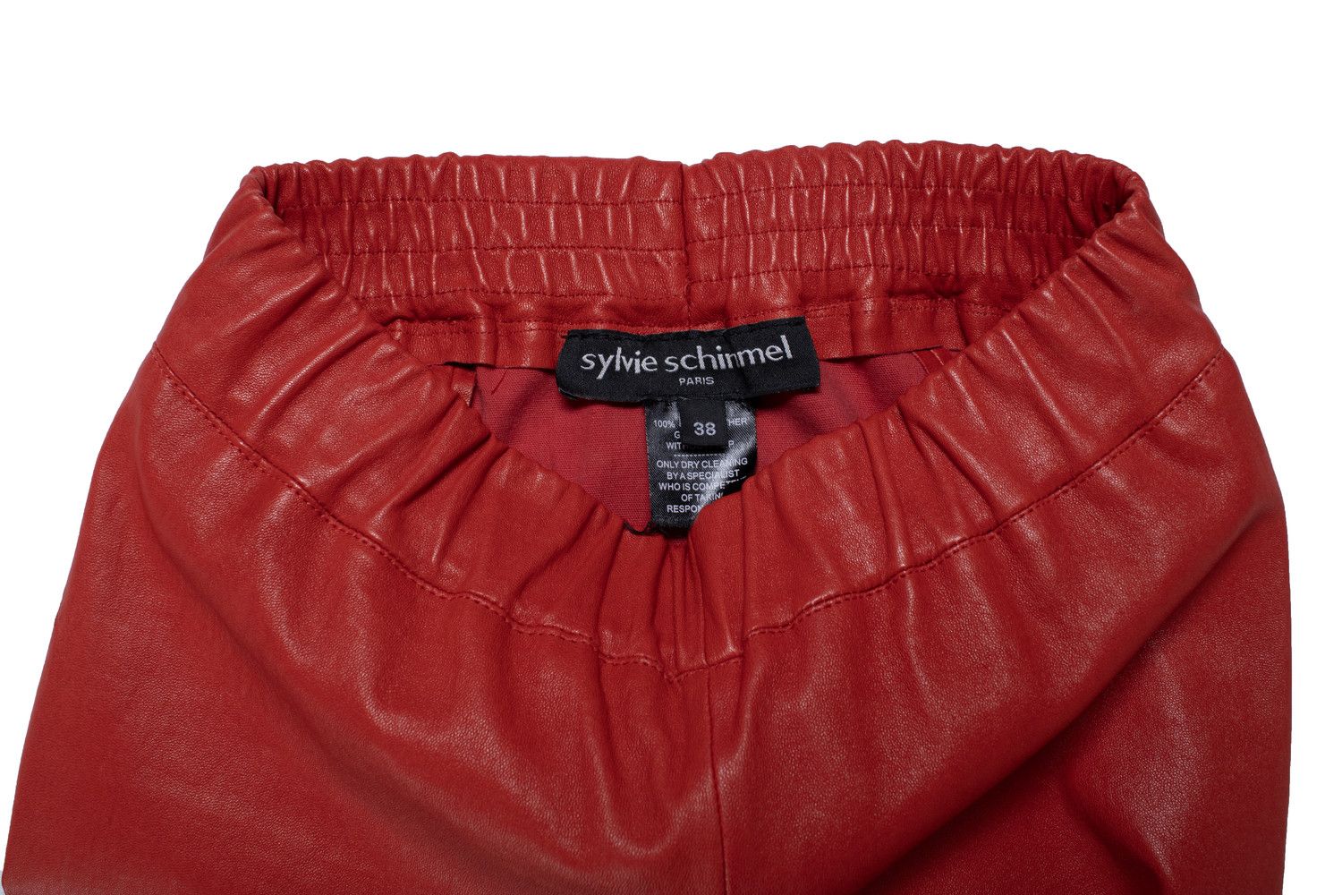 Other Sylvie Schimmel, red leather leggings Size 27" / US 4 / IT 40 - 3 Thumbnail