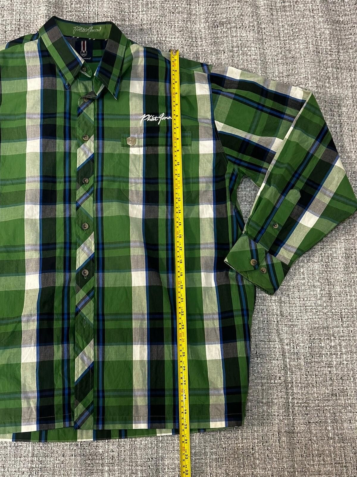 Phat Farm Y2K PHAT FARM PLAID LONG SLEEVE Size US XL / EU 56 / 4 - 2 Thumbnail
