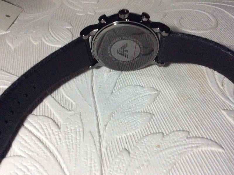 Emporio Armani Emporio Armani men's black watch Size ONE SIZE - 4 Thumbnail