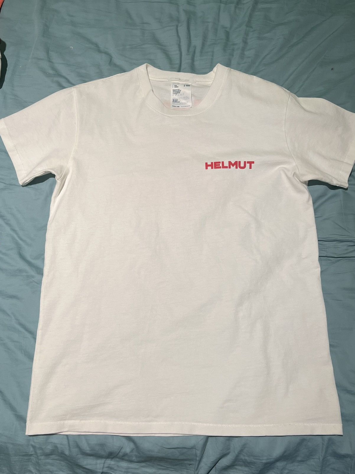 Helmut Lang Helmet Lang - in Lang we Trust tshirt Size US L / EU 52-54 / 3 - 1 Thumbnail