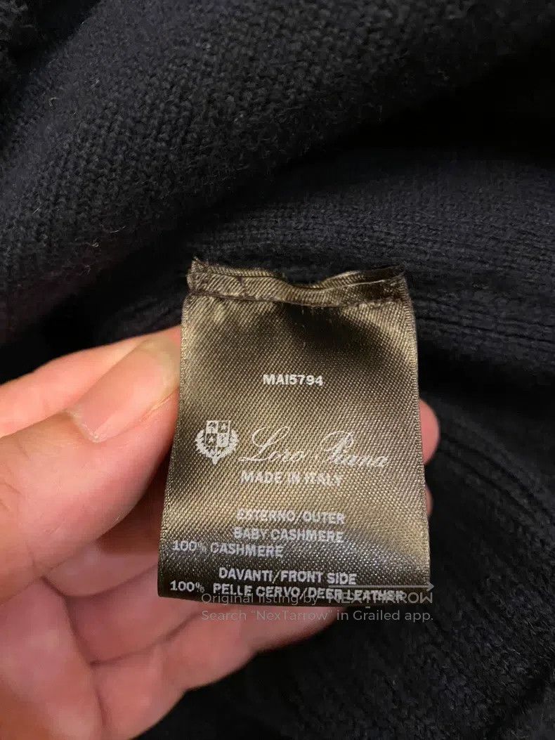 Loro Piana Loro Piana Small cashmere sweater Leather jacket Size US M / EU 48-50 / 2 - 8 Thumbnail
