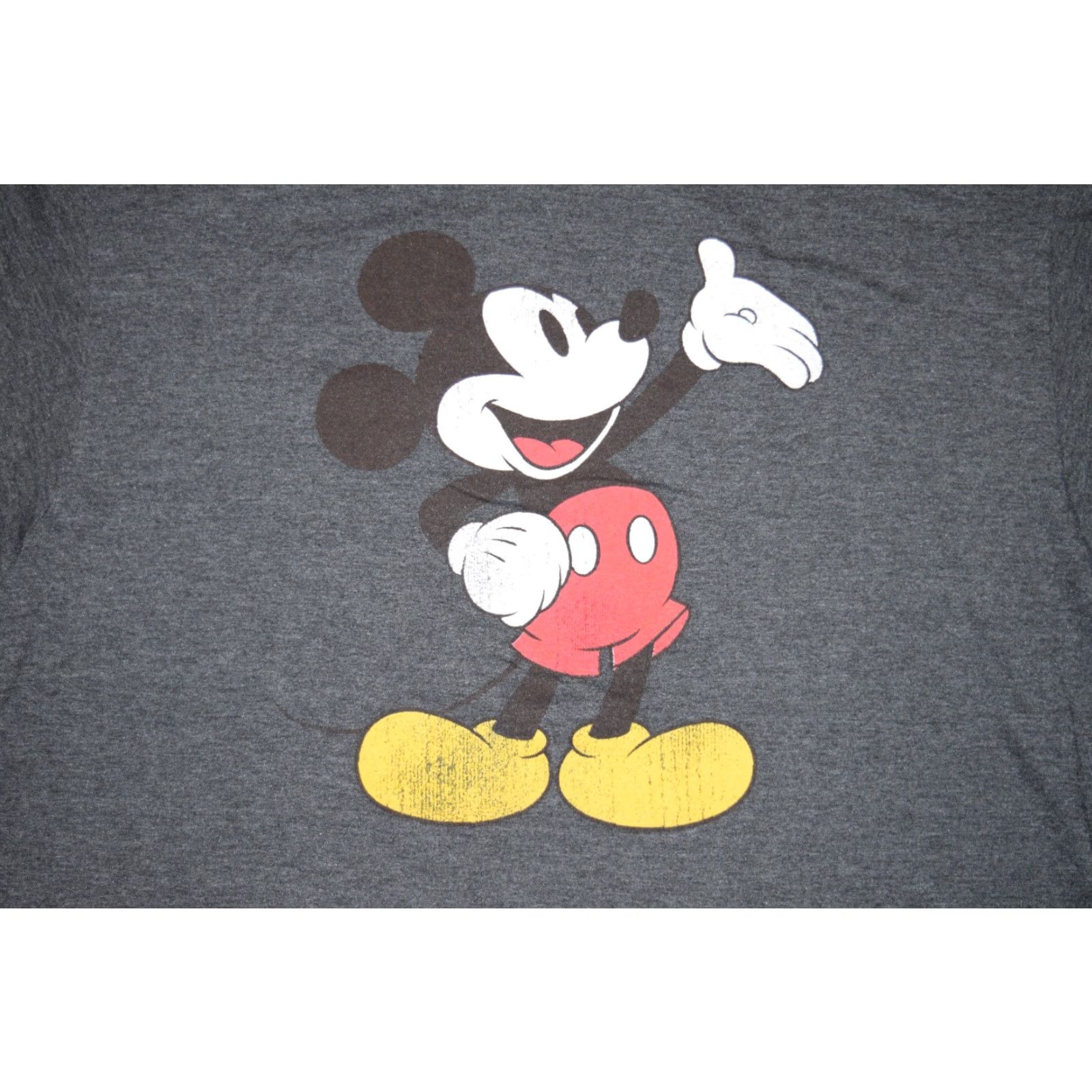 Disney Disney Mickey Mouse Crew Neck Shirt Men XL Gray 50/50 T-Shirt Mens Size US XL / EU 56 / 4 - 2 Thumbnail