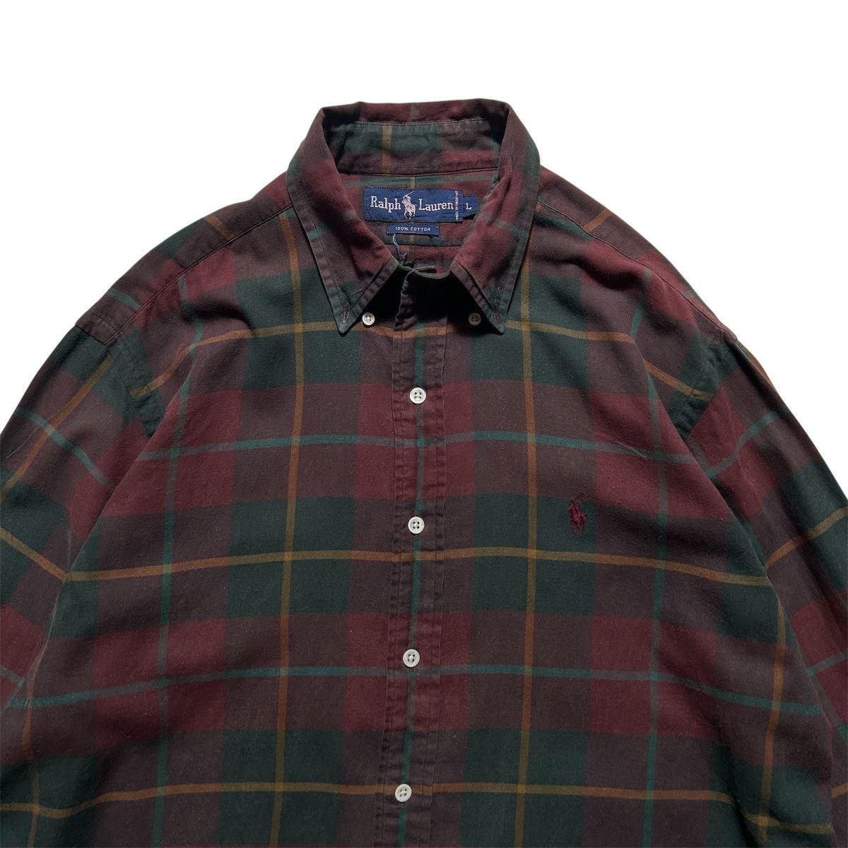 Polo Ralph Lauren Vintage Polo Ralph Lauren Button up Shirt Size US L / EU 52-54 / 3 - 2 Thumbnail