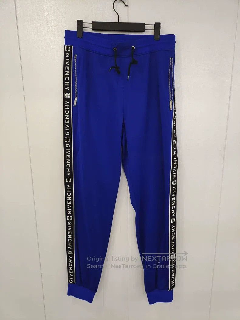 Givenchy Givenchy SizeL Side Logo Sweatpants Blue Size US 31 - 1 Thumbnail