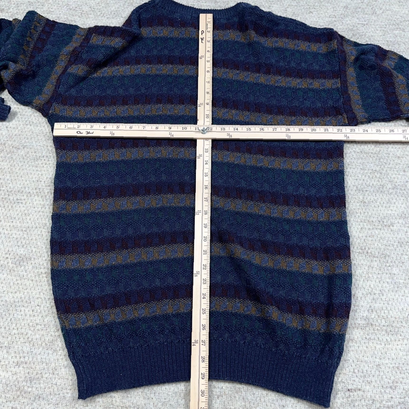 Vintage VINTAGE Hill Archer Sweater Men L Blue Acrylic Knit Crewneck Geometric Logo 90s 80s Classic Preppy Sports Knitted Pullover Regular Size L Mens Size US L / EU 52-54 / 3 - 6 Thumbnail