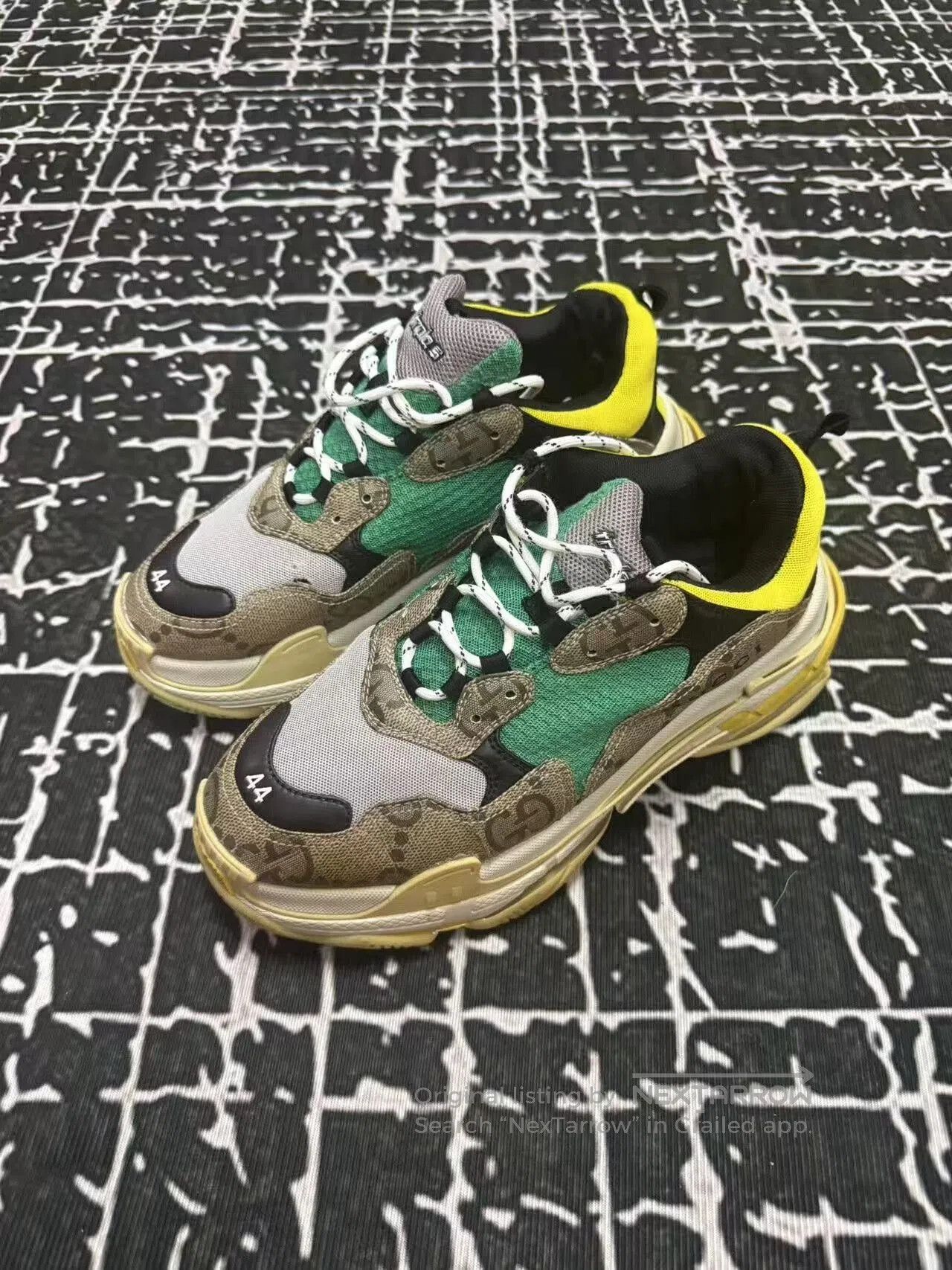 Balenciaga Gucci x Balenciaga Triple S Sneakers. Size US 10 / EU 43 - 1 Thumbnail