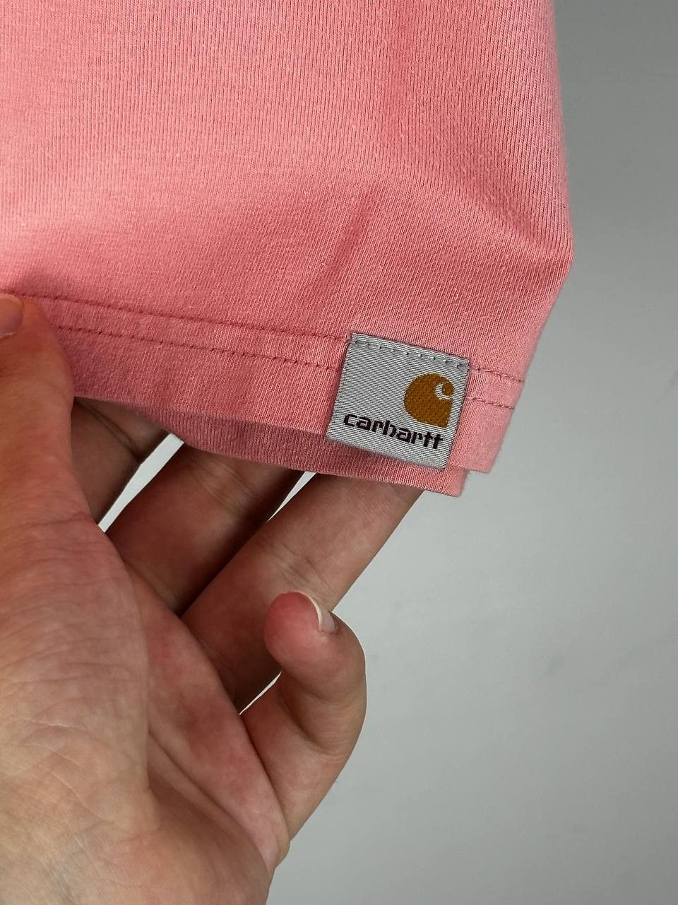 Carhartt Wip Carhartt WIP Pink Structures Logo Streetwear T Shirt Size US M / EU 48-50 / 2 - 7 Thumbnail