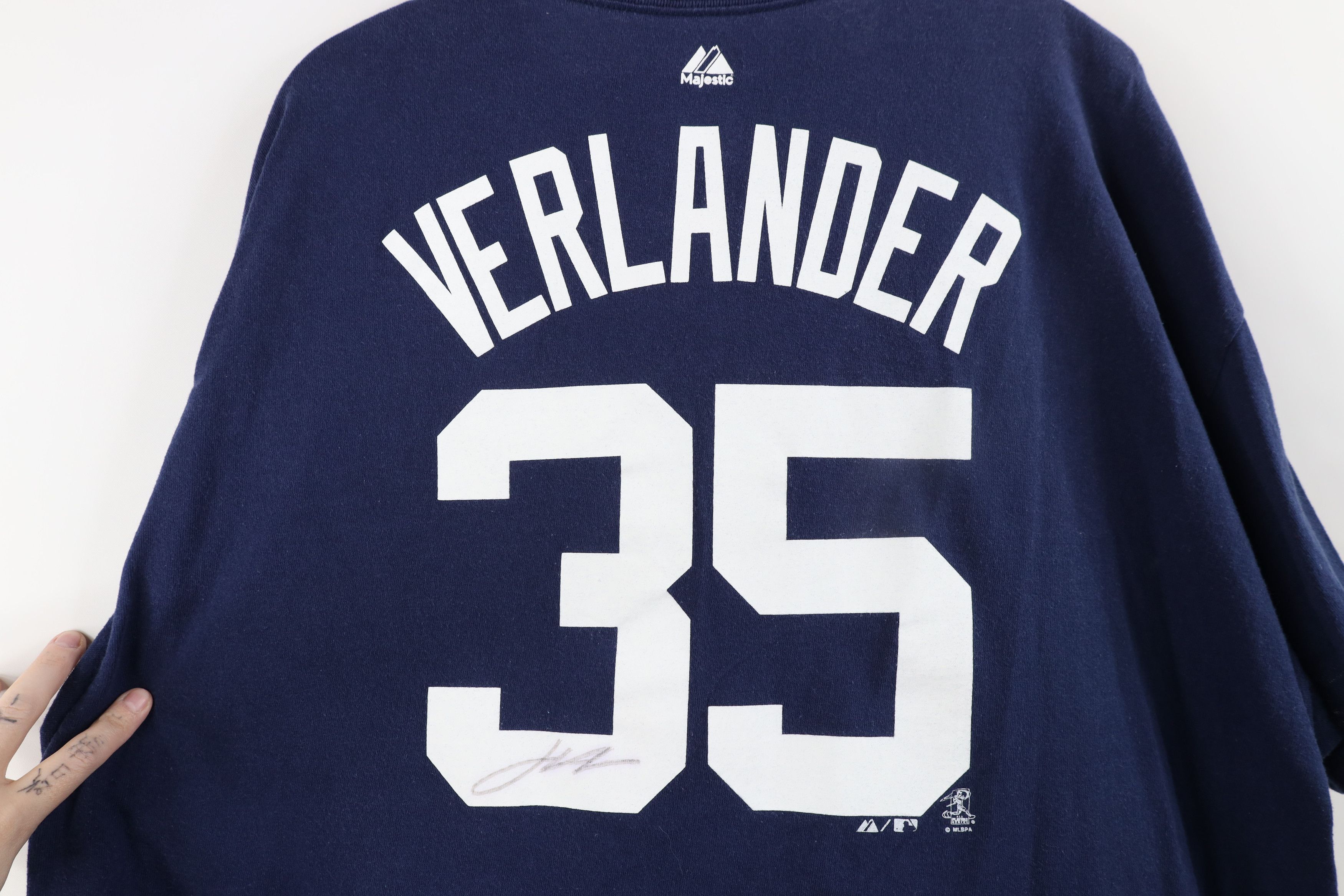 Majestic × Vintage Vintage Majestic Verlander Tigers Baseball Jersey Shirt Size US XXL / EU 58 / 5 - 12 Thumbnail