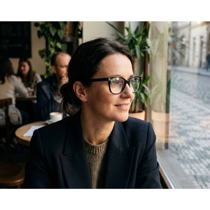 Gucci Gucci GG1816O 008 Eyeglasses Havana on Transparent 54mm Size ONE SIZE - 3 Thumbnail