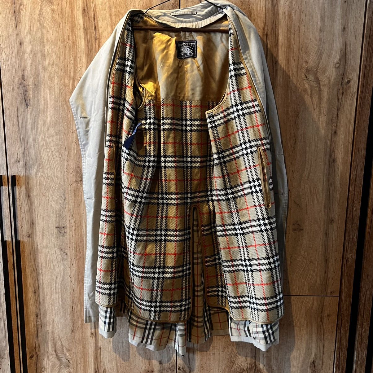 Burberry Burberry Trench Coat With Wool Lining nova check Size US M / EU 48-50 / 2 - 2 Thumbnail
