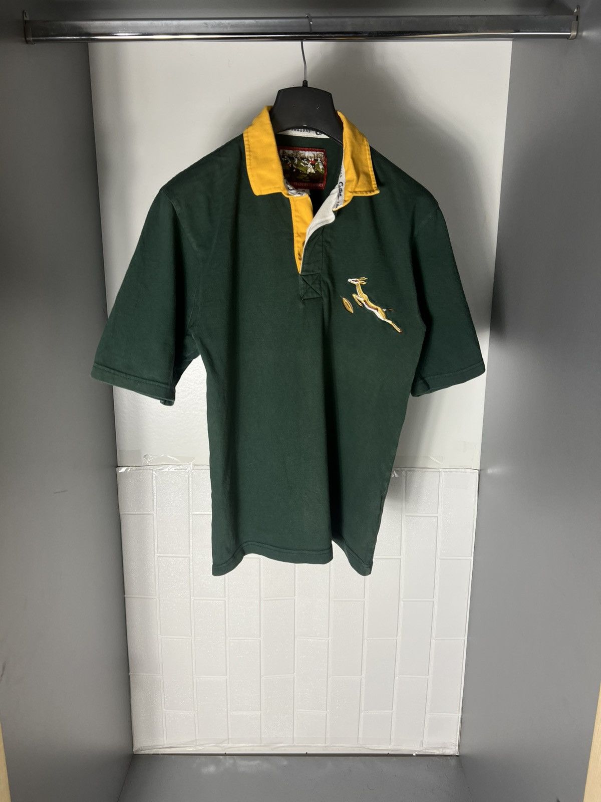 Vintage VERY RARE COTTON TRADERS SOUTH AFRICA RETRO RUGBY JERSEY 90s Size US S / EU 44-46 / 1 - 2 Thumbnail