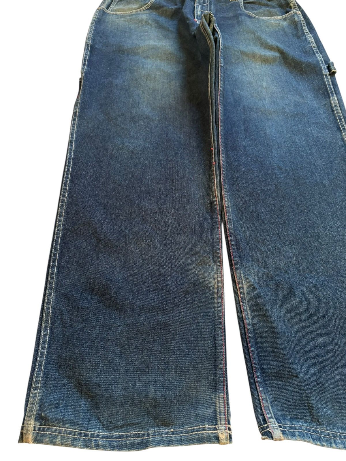 Ecko Unltd. Vintage Ecko Carpenter Mud Wash Ripped Baggy Wide Jean Size US 40 / EU 56 - 6 Thumbnail