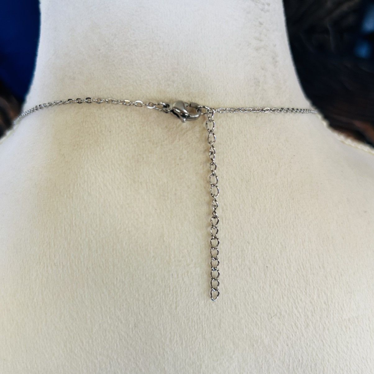 Handmade Handcrafted vintage bead drop pendant on chain necklace Size ONE SIZE - 4 Thumbnail
